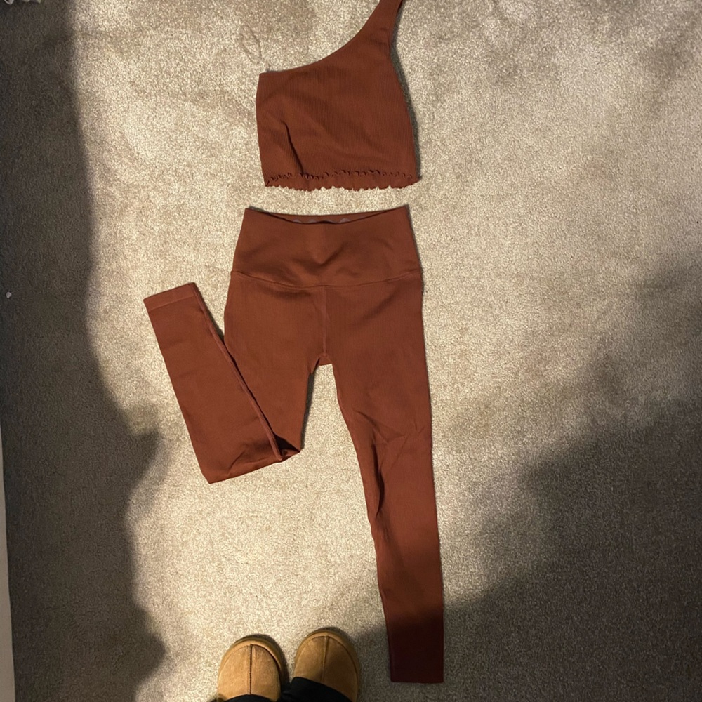 Spiritual Gangster Burnt Orange Activewear Set